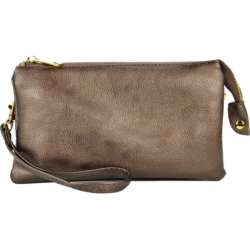 3 Compartments Crossbody Bag