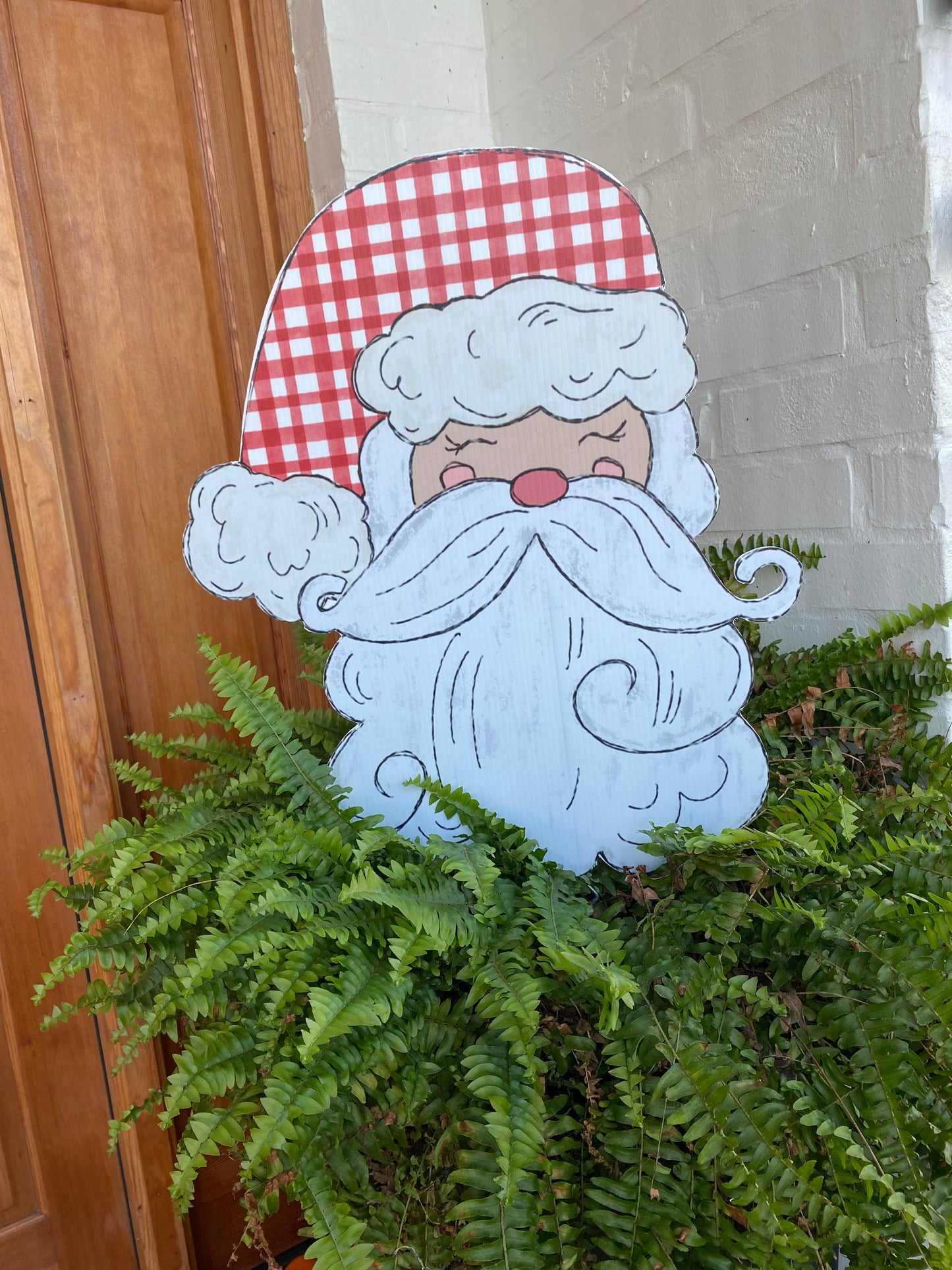 Gingham Santa