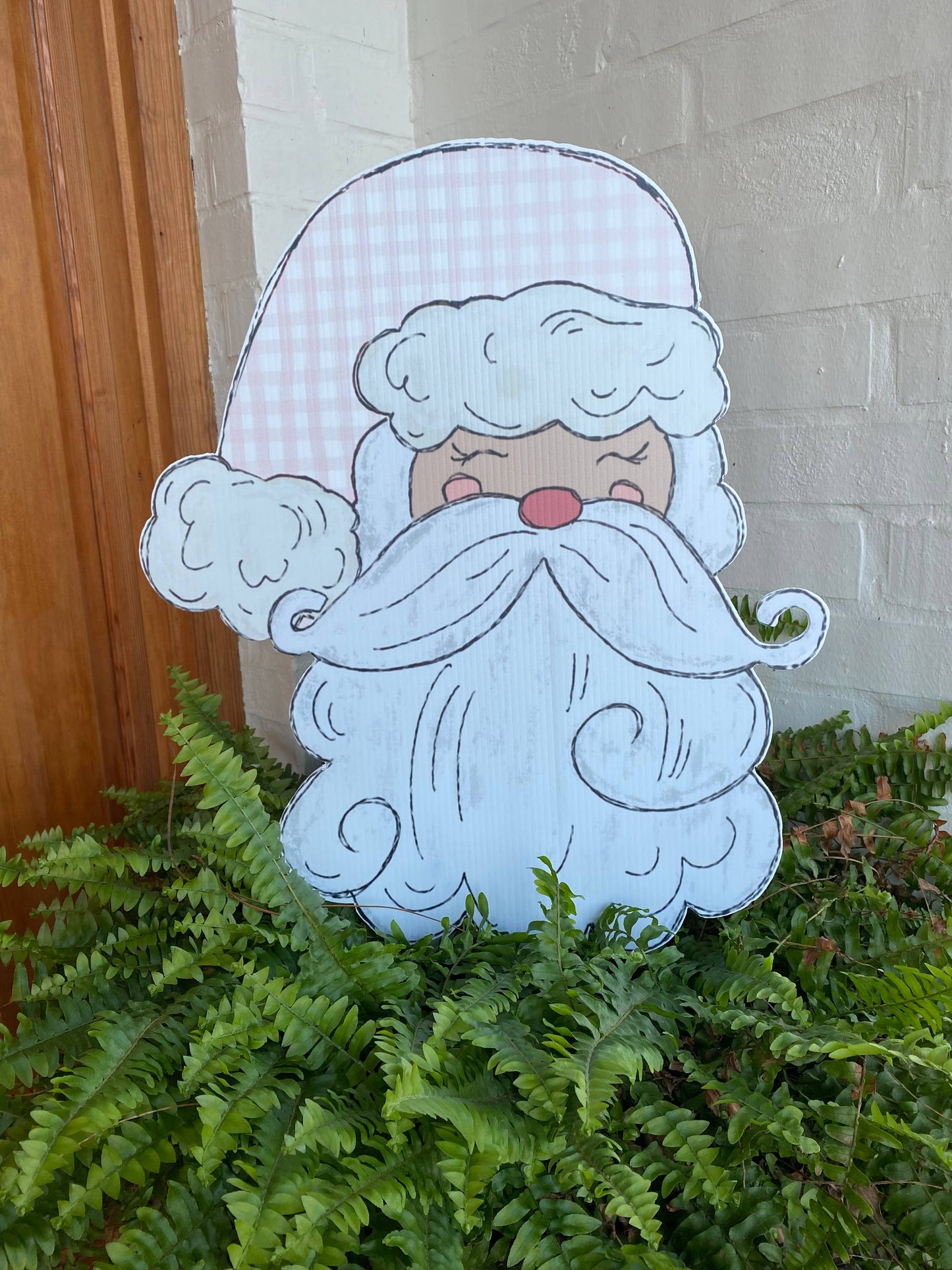 Gingham Santa