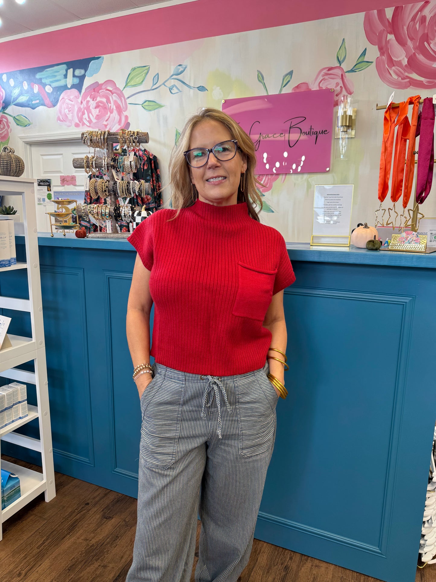80's Style - Red