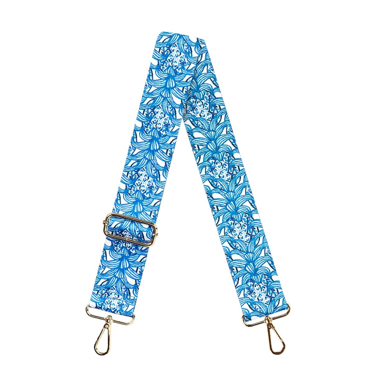Blue White Purse Strap