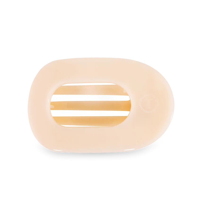 Almond Beige Flat Hair Clip