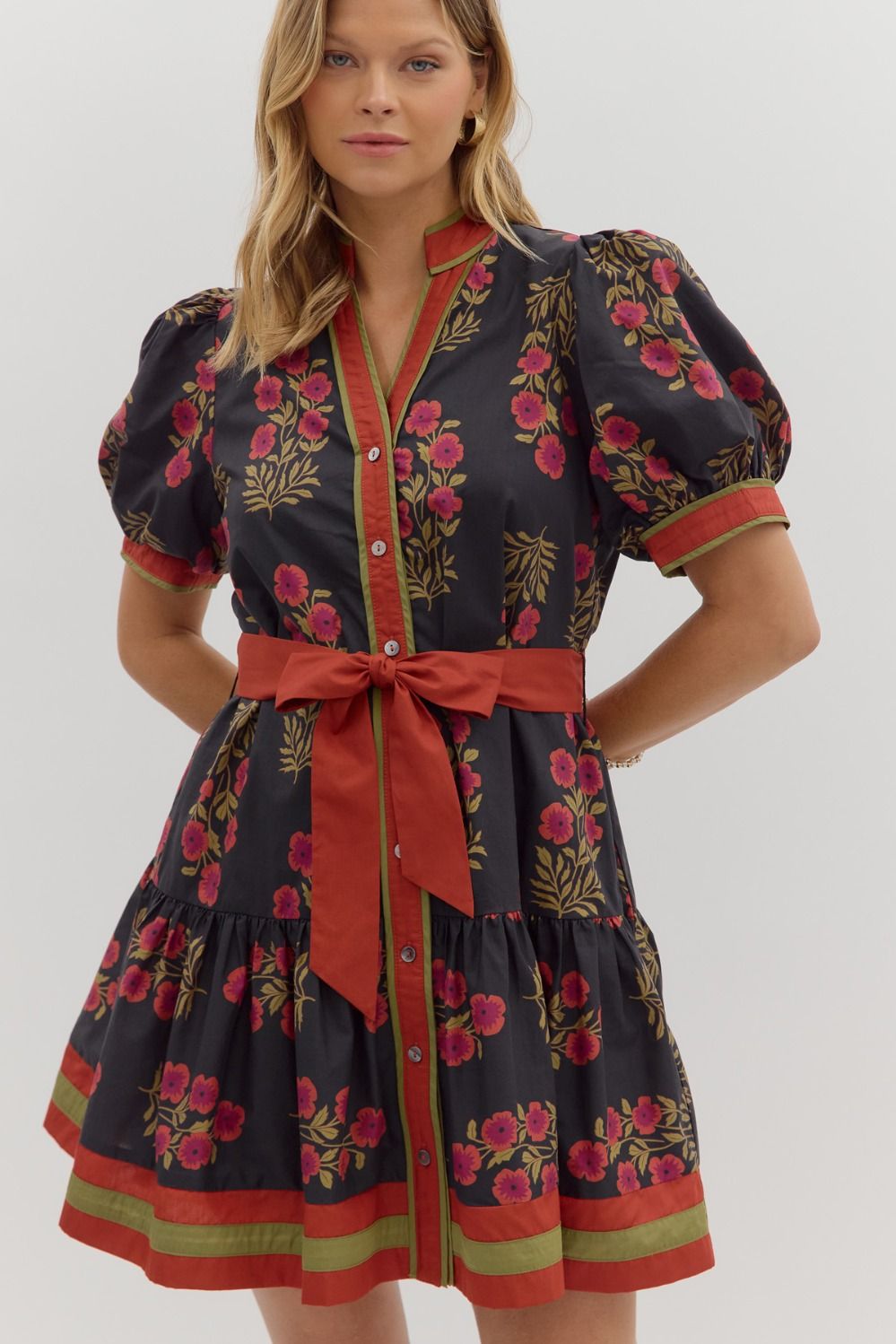 Navy Floral