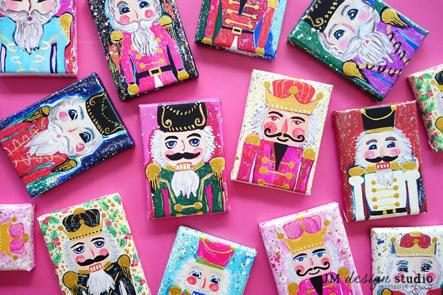 Candyland Crush Nutcracker Canvas Wall Art