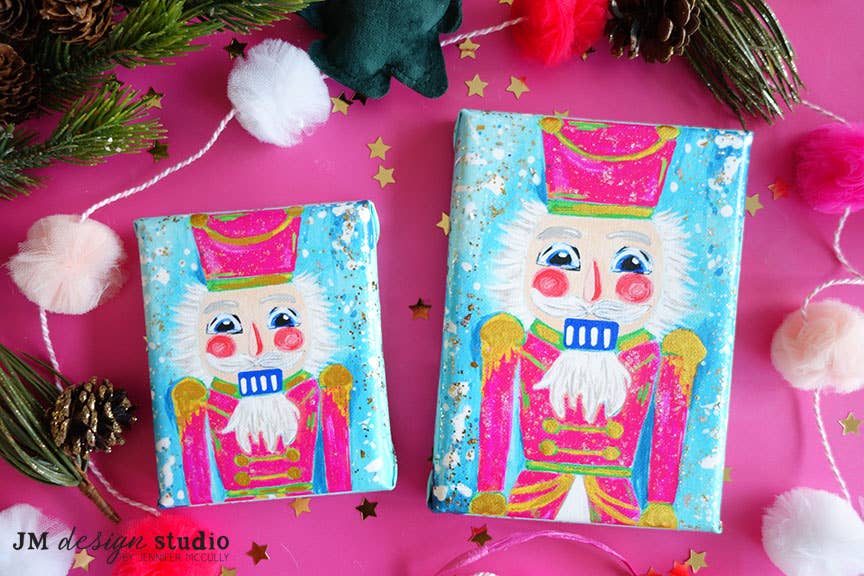 Candyland Crush Nutcracker Canvas Wall Art