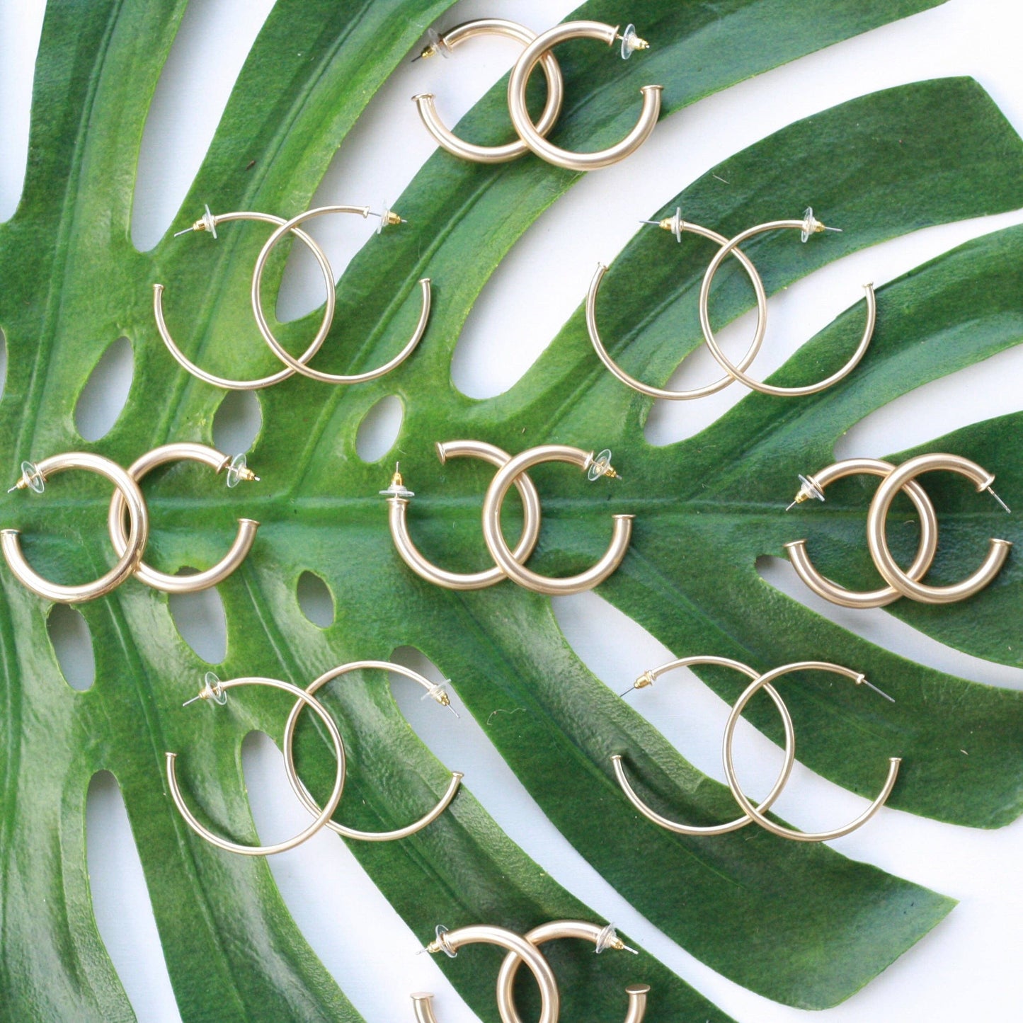 Skinny Gold Hoops