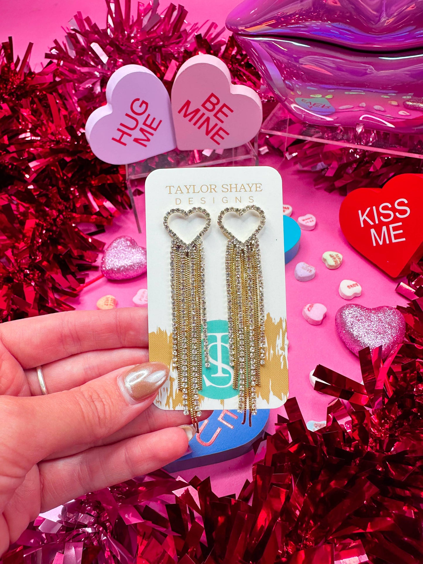Wendy Heart Chain Drops