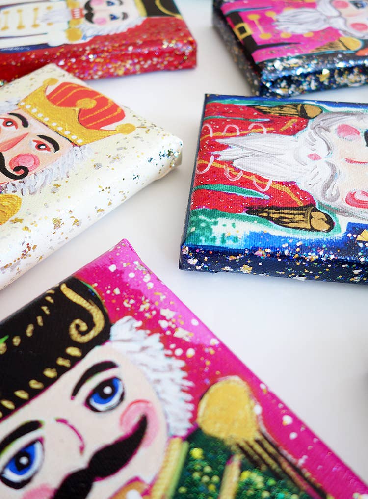 Candyland Crush Nutcracker Canvas Wall Art