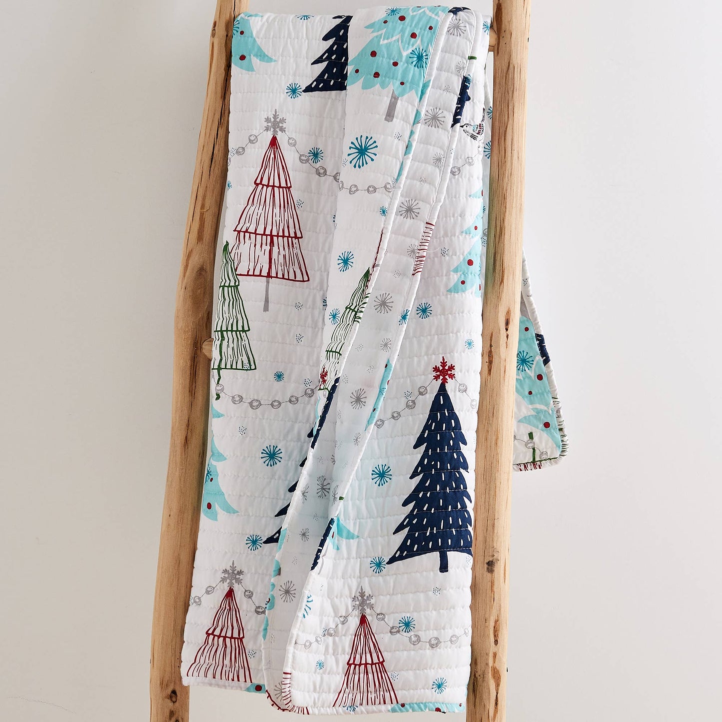 White Pine Quilted Reversible Throw Blanket
