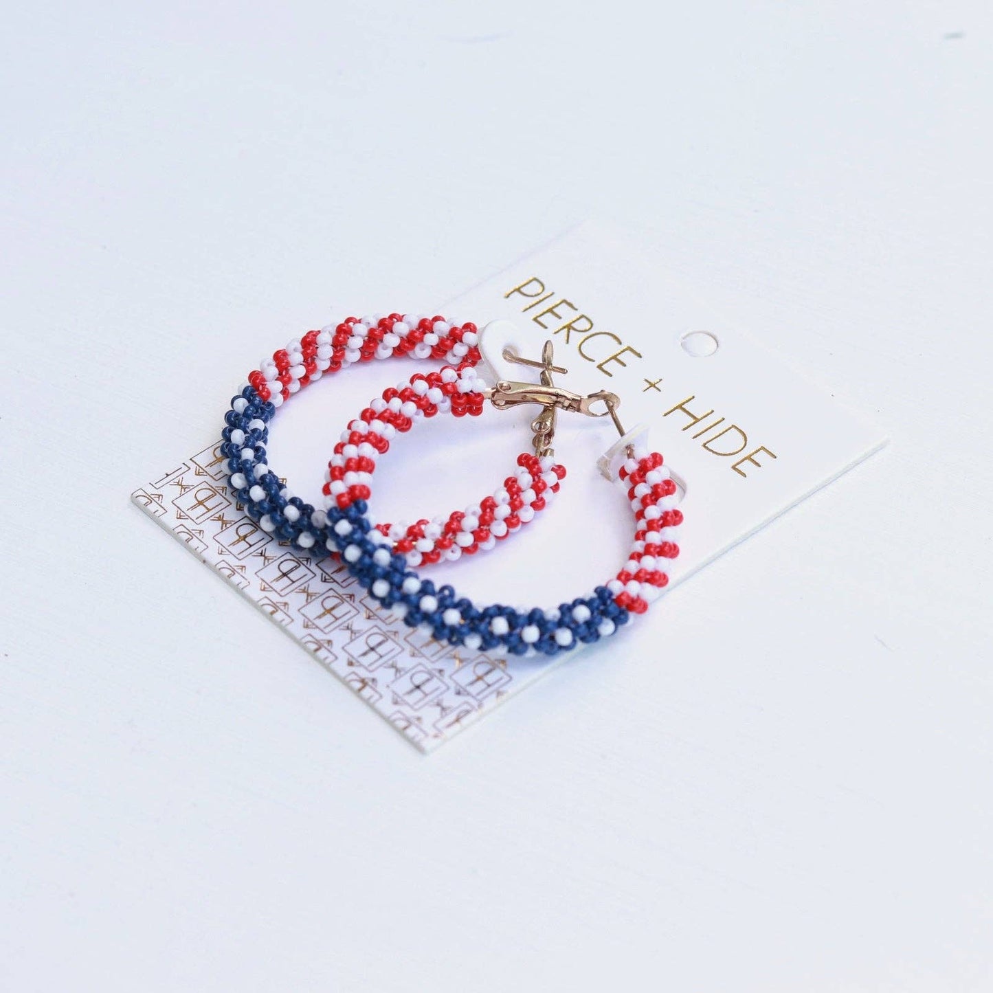 Patriotic Beaded Hoop
