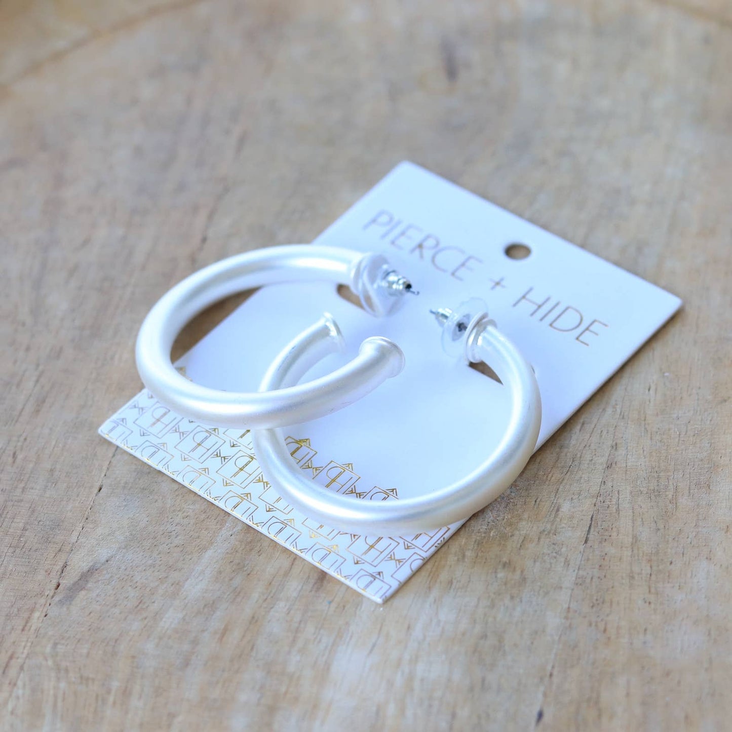 Silver Hoops
