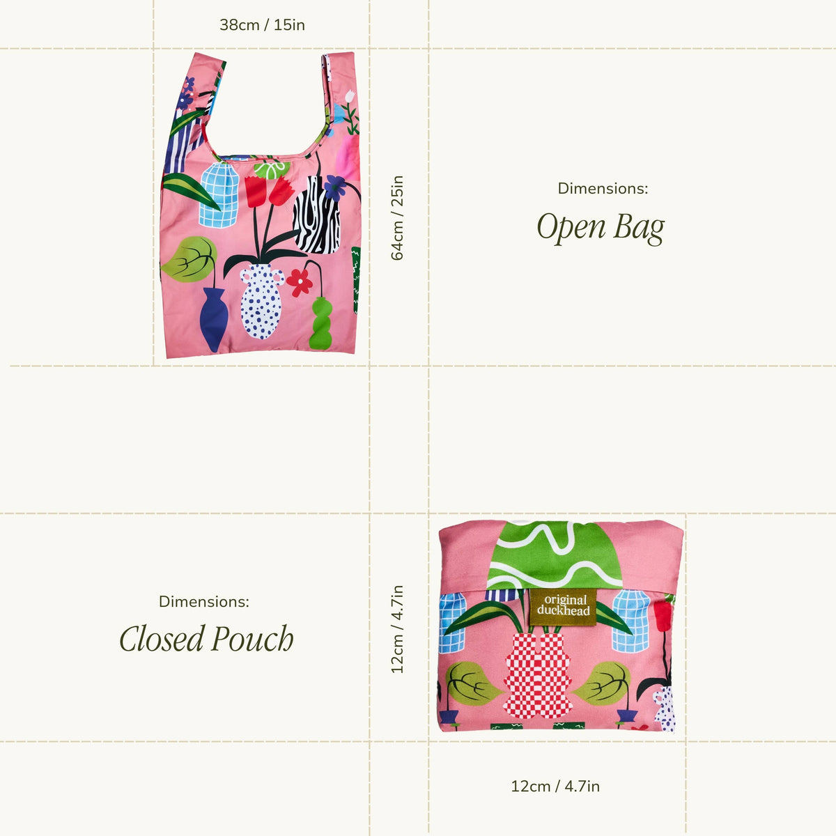 Recycled Fabric Reusable Shopping Bag