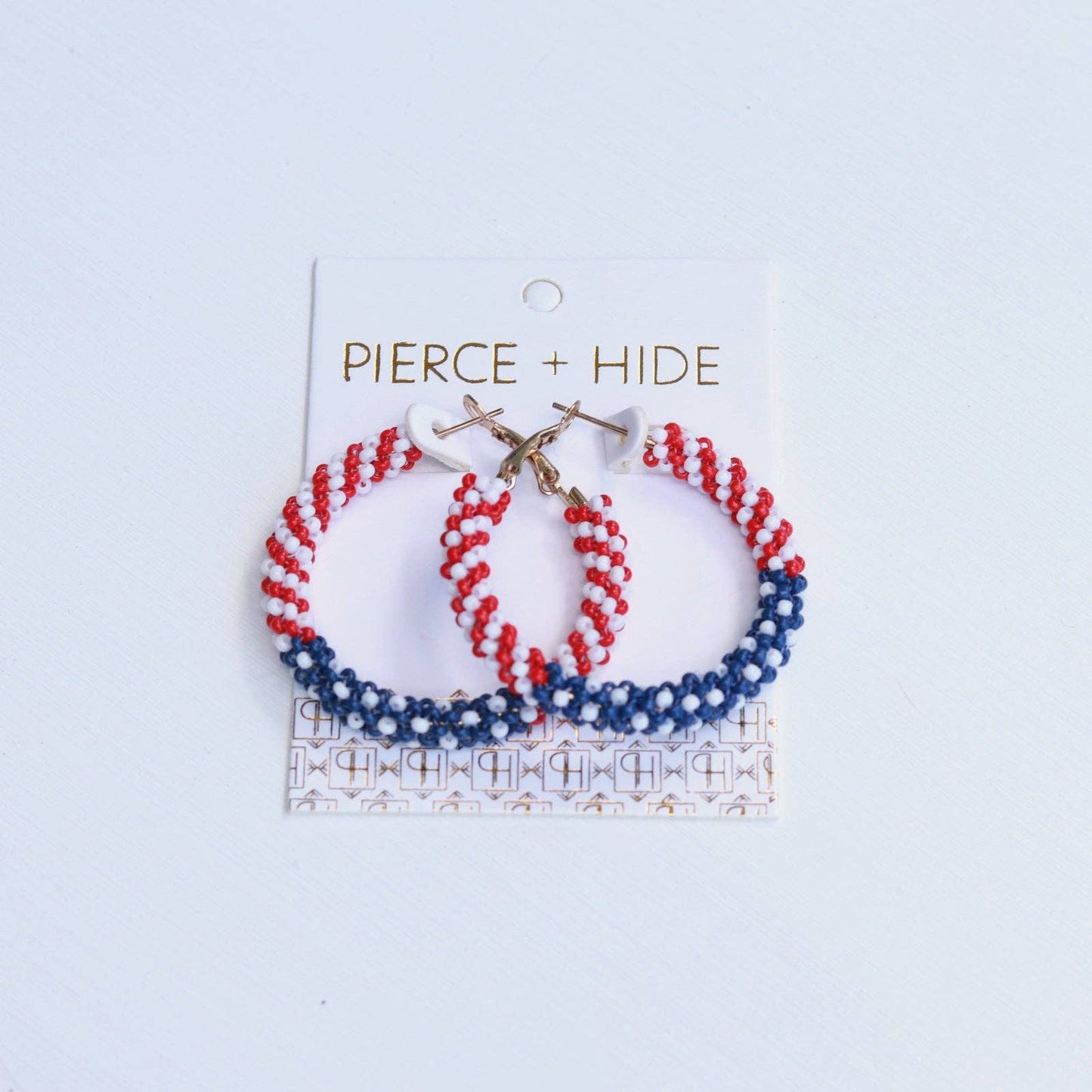 Patriotic Beaded Hoop