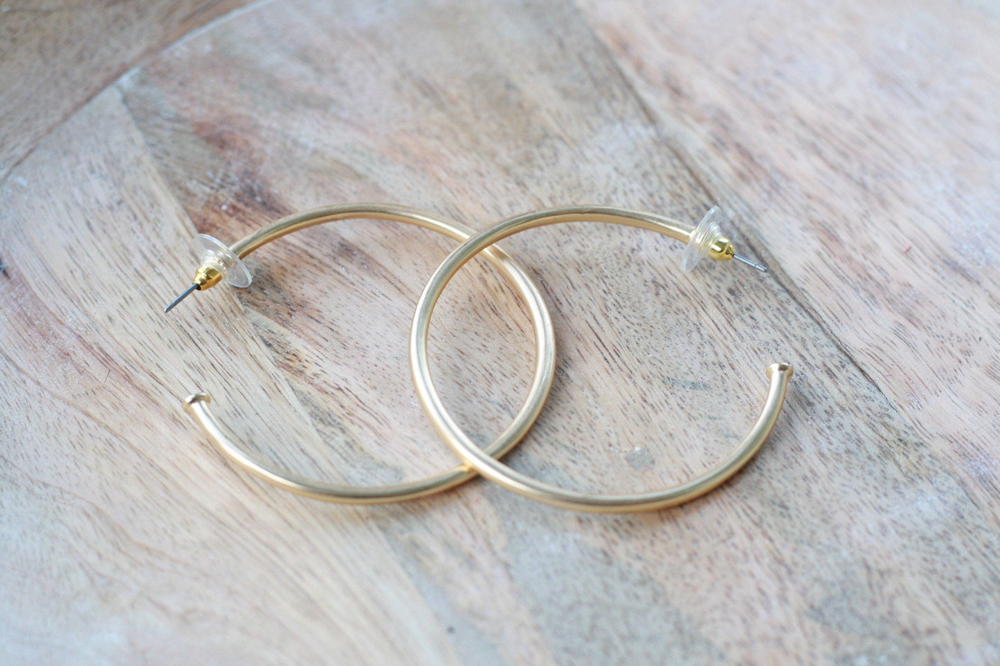 Skinny Gold Hoops