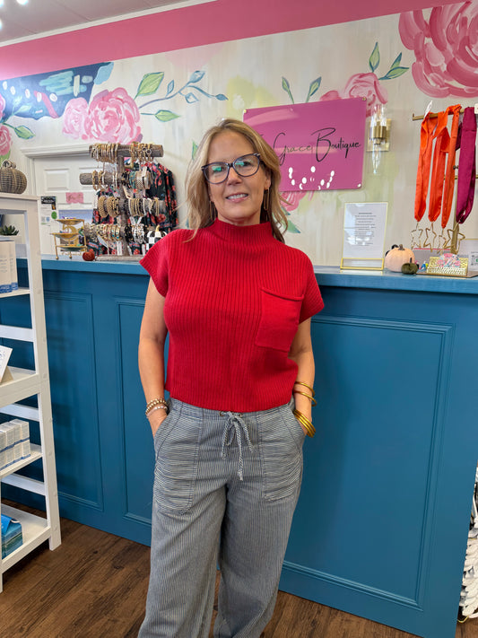 80's Style - Red