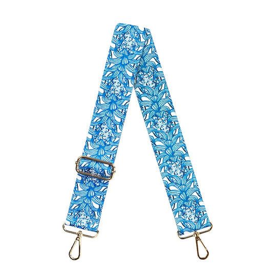 Blue White Purse Strap