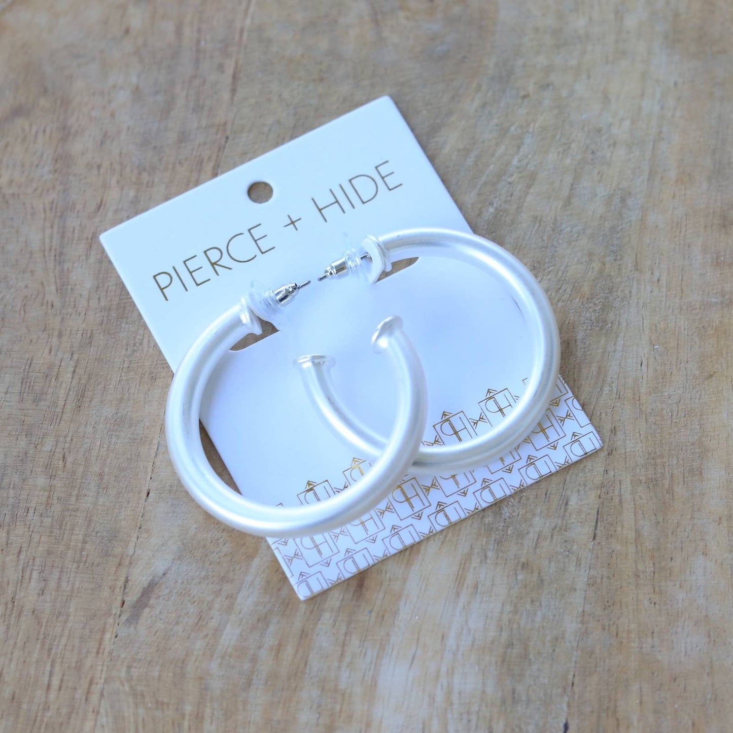 Silver Hoops