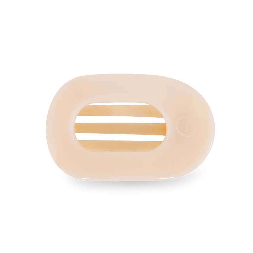 Almond Beige Flat Hair Clip