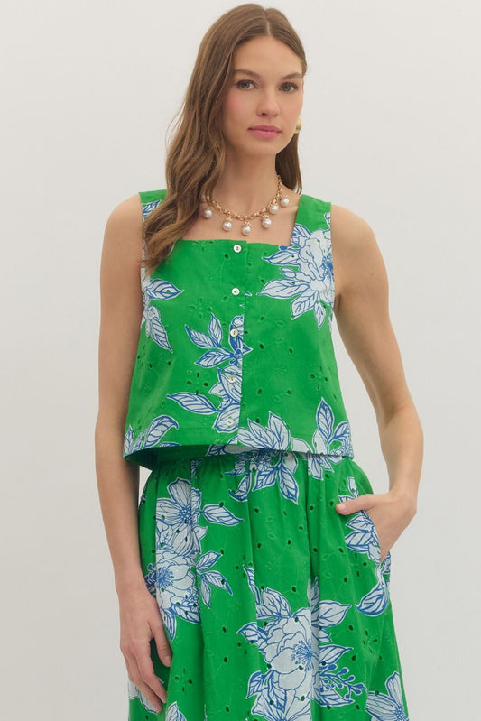 Mint Julep Skirt Set