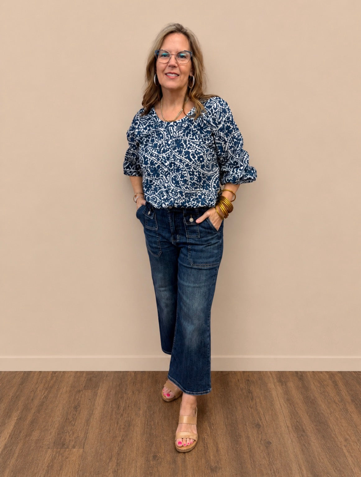 FLORAL WAVES TOP