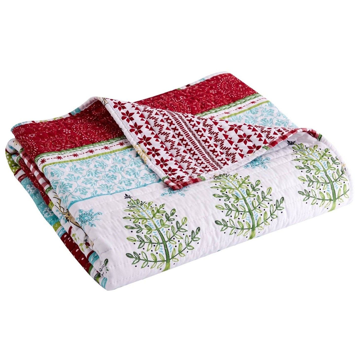 Merry & Bright Comet & Cupid Quilted Throw