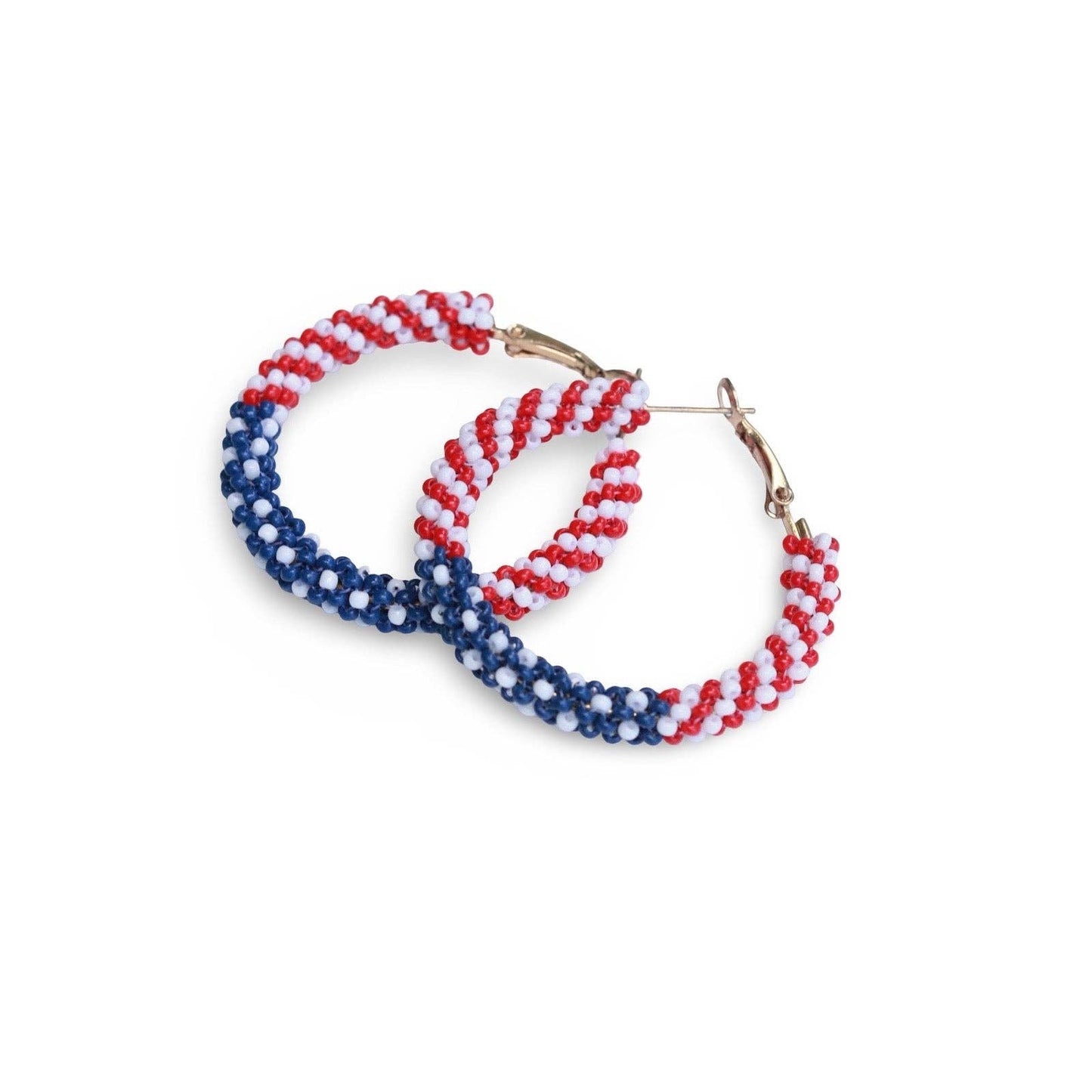Patriotic Beaded Hoop