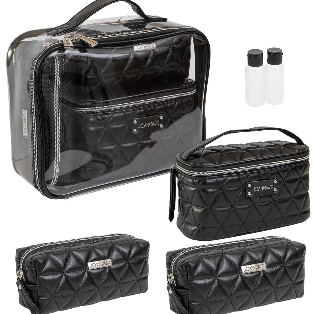 Cosmetic Case Trio w/travel tolitries