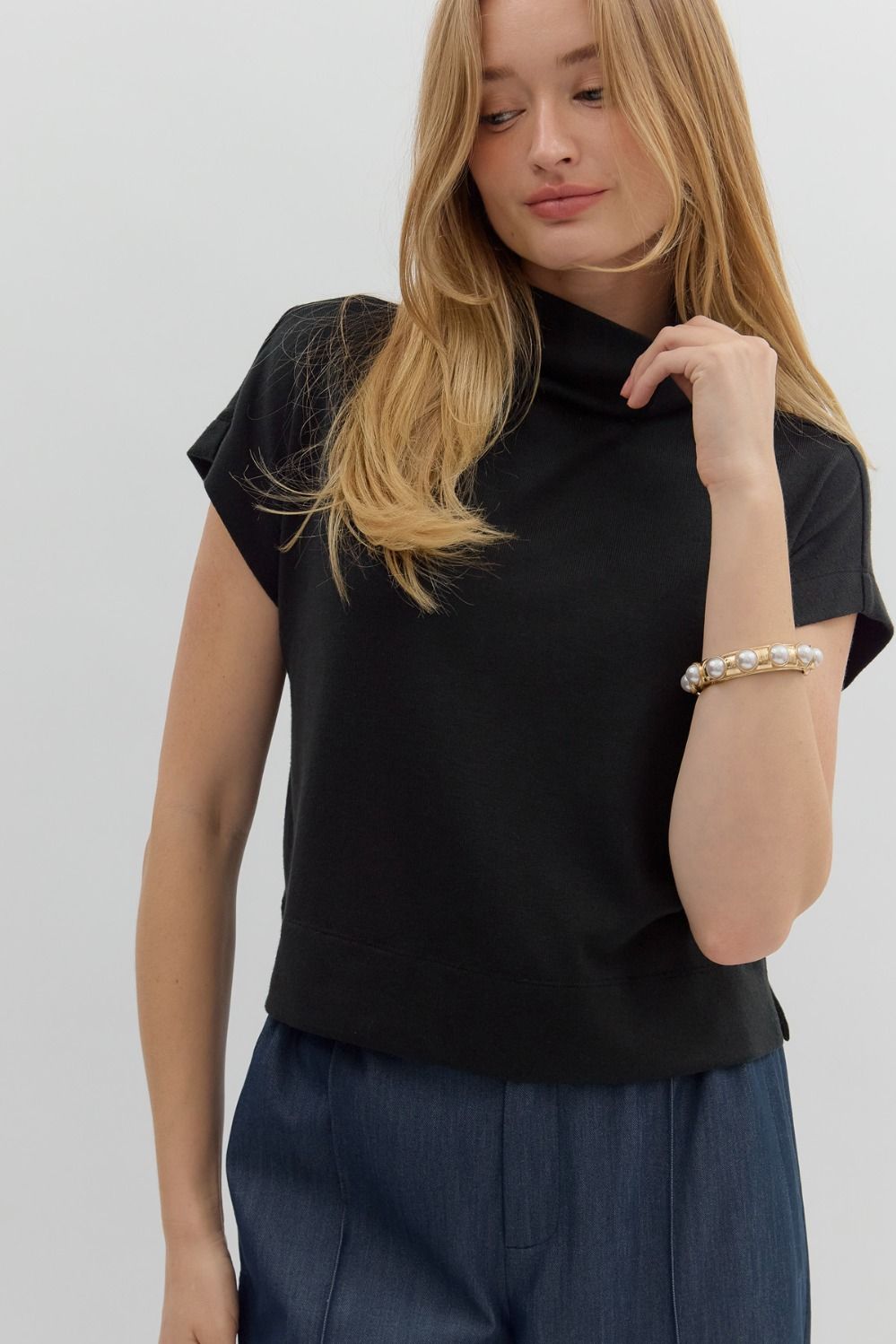 Mock Neck Sweater