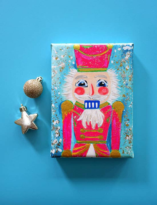 Candyland Crush Nutcracker Canvas Wall Art