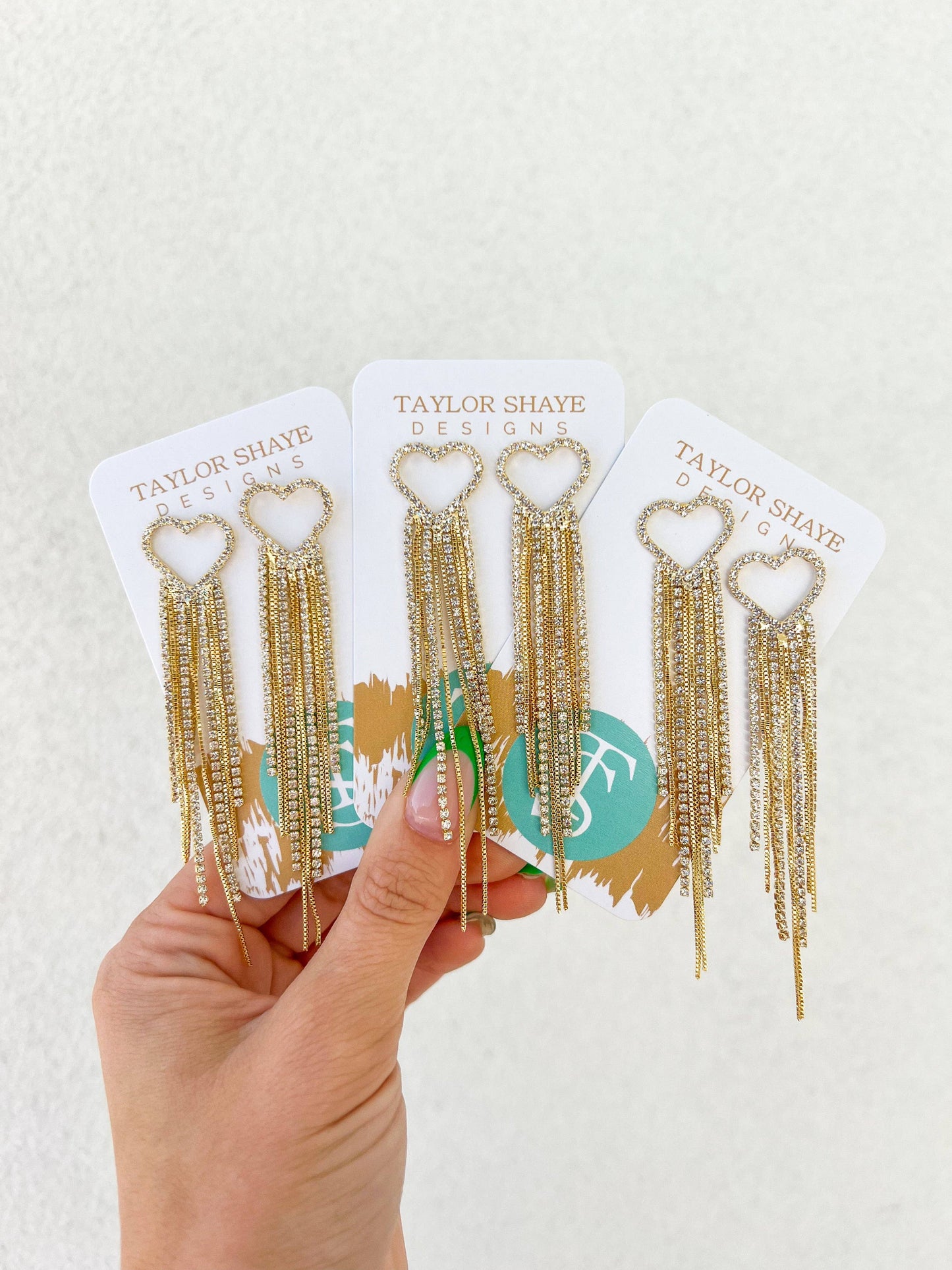Wendy Heart Chain Drops