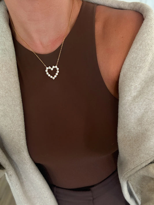 Diamond Heart Necklace