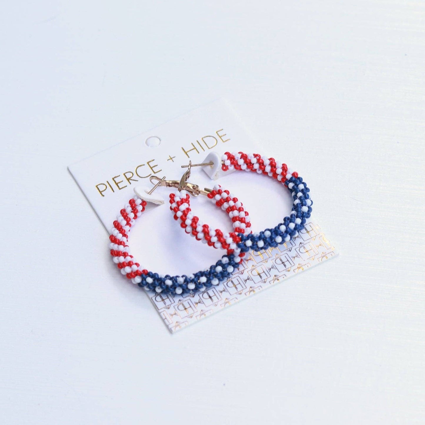 Patriotic Beaded Hoop