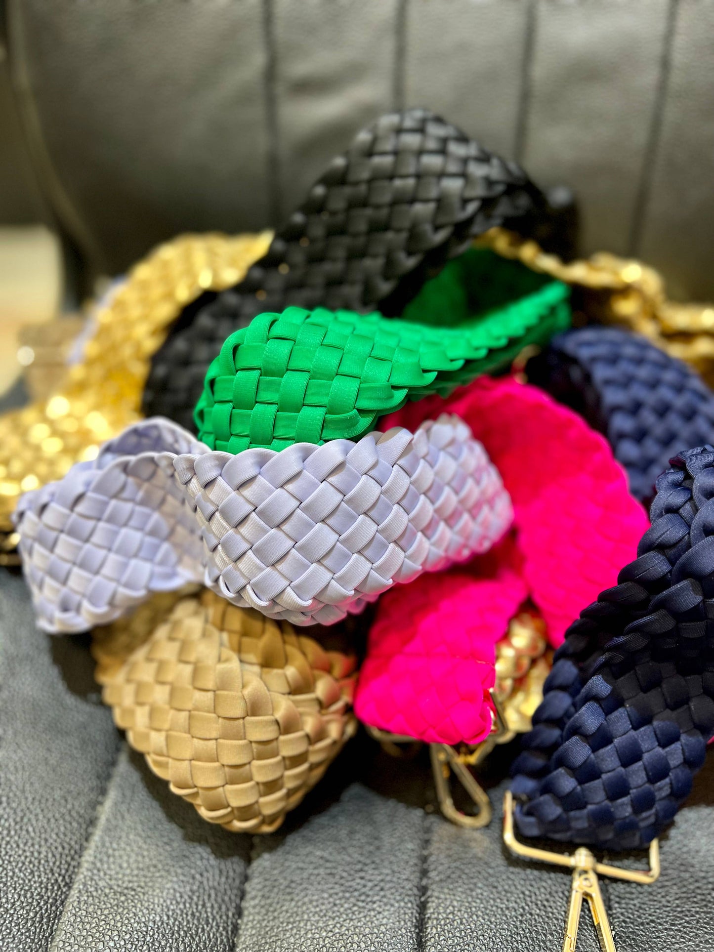 Woven Purse Strap NAVY