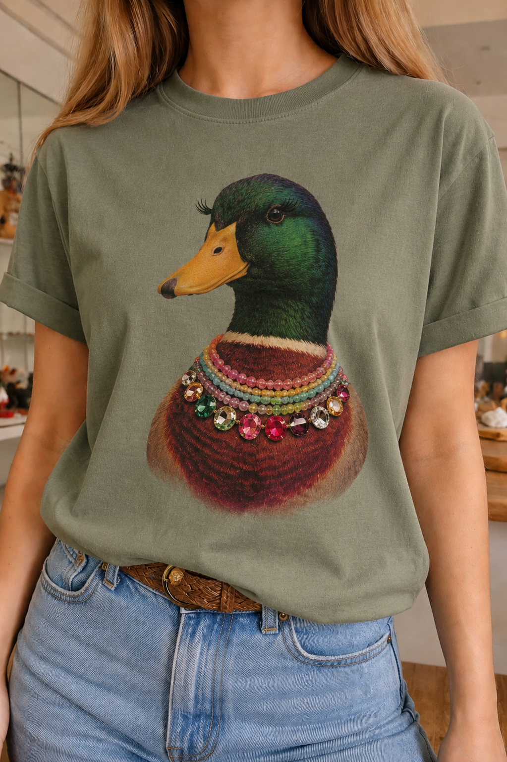 Jeweled Mallard Duck