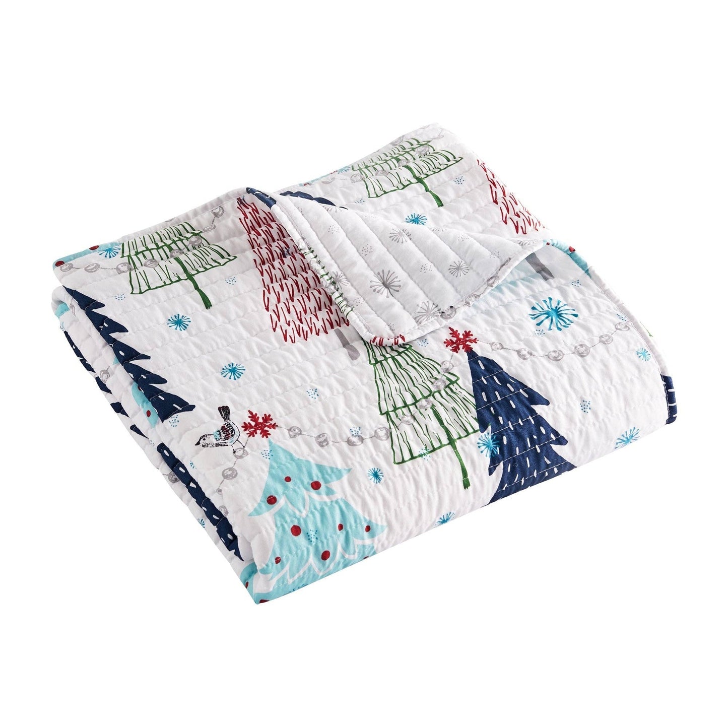 White Pine Quilted Reversible Throw Blanket