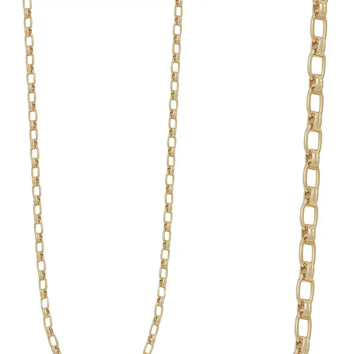Water Resistant Gold or Silver Link Chain 36", Great For Layering!