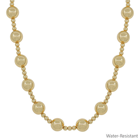 Gold Ball Necklace