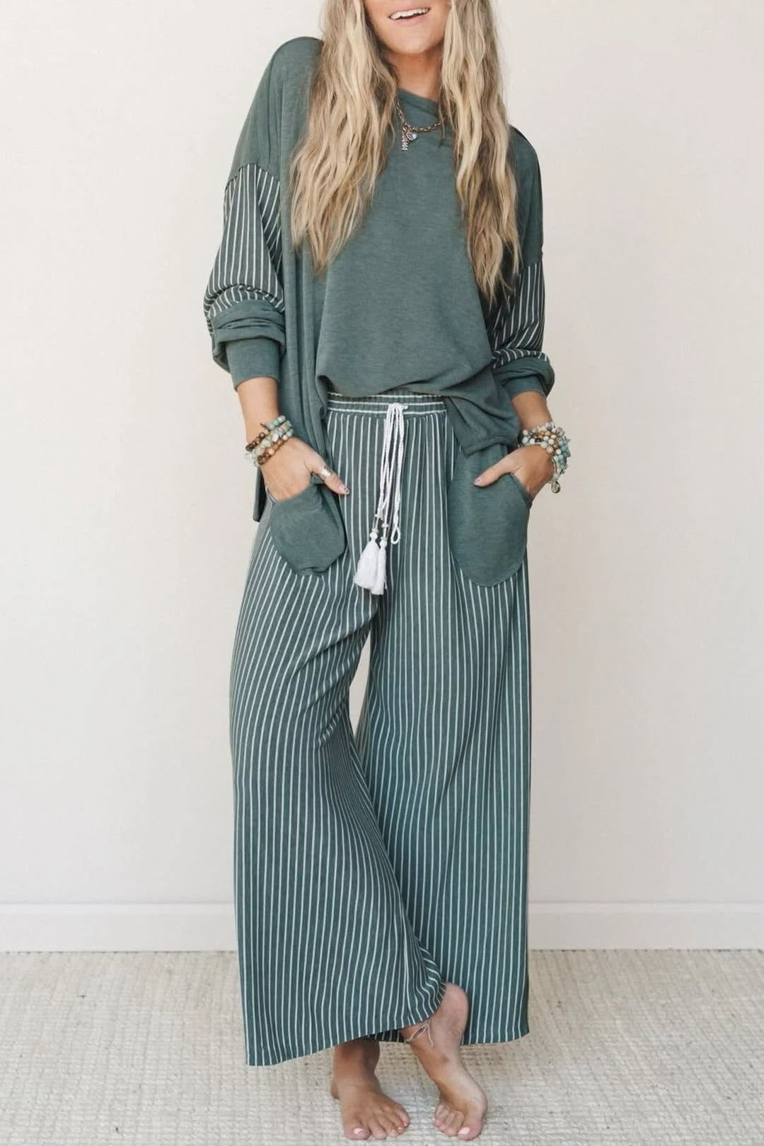 Green Patchwork Set