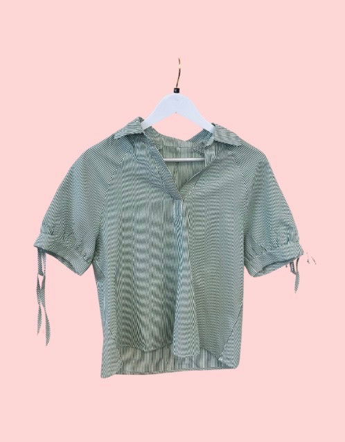 Green Stripe w/bow