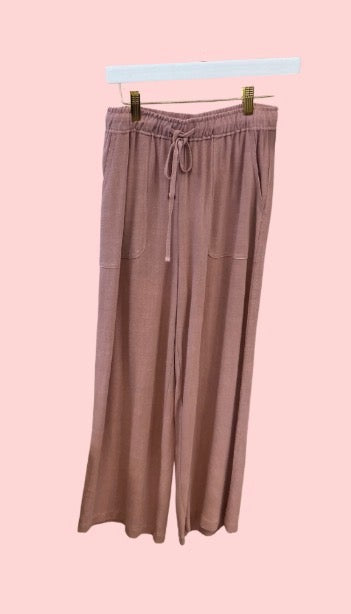 Casual Crop Linen Pants