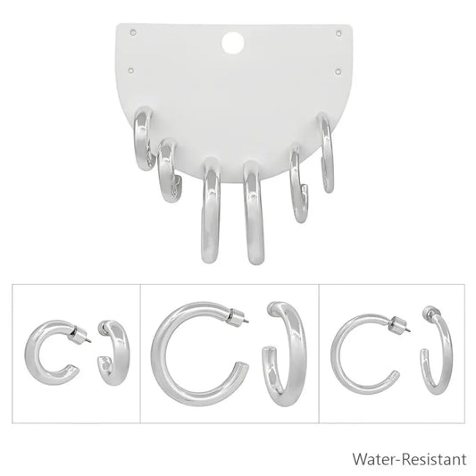 .5"-1.25" Hoop Earrings