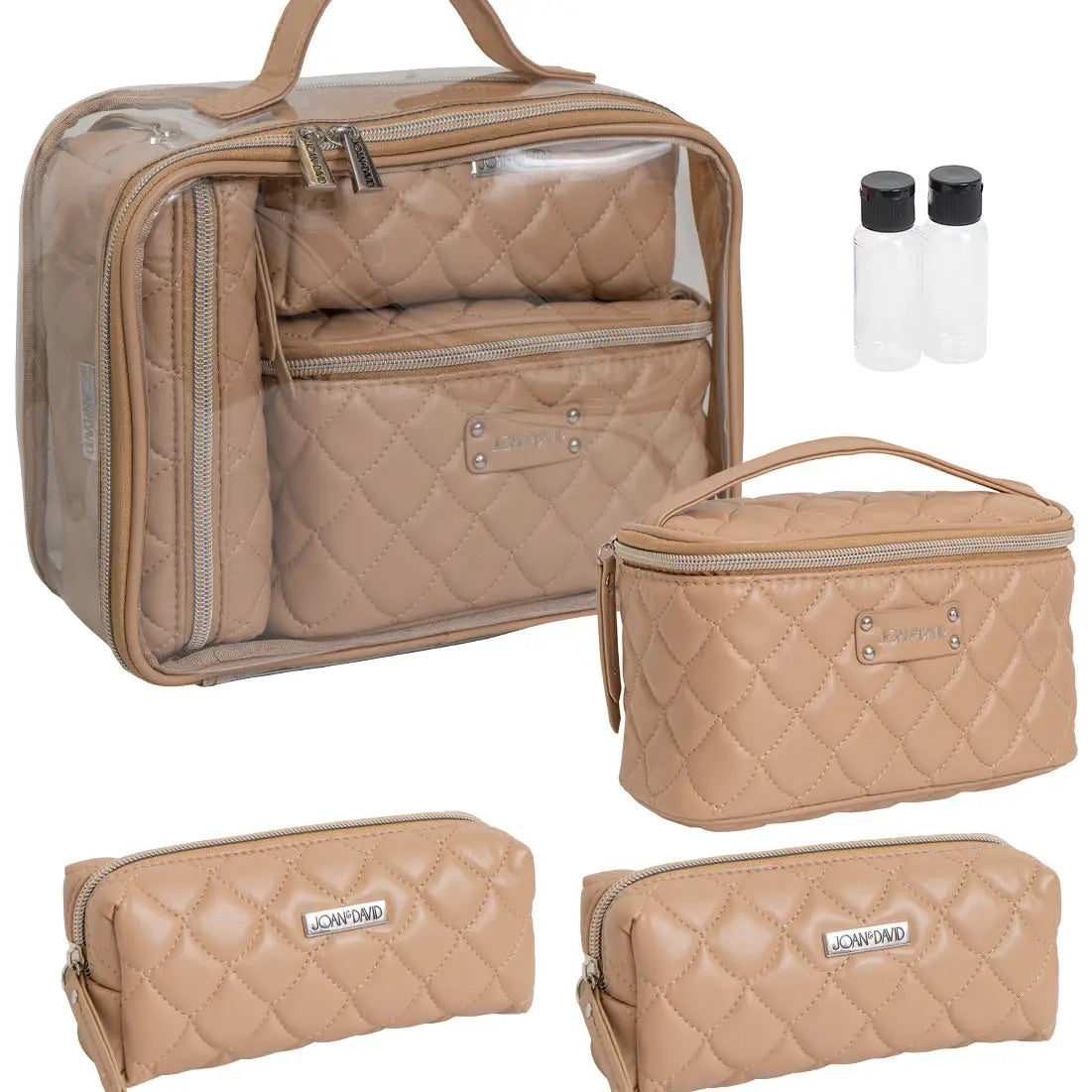 Cosmetic Case Trio w/travel tolitries