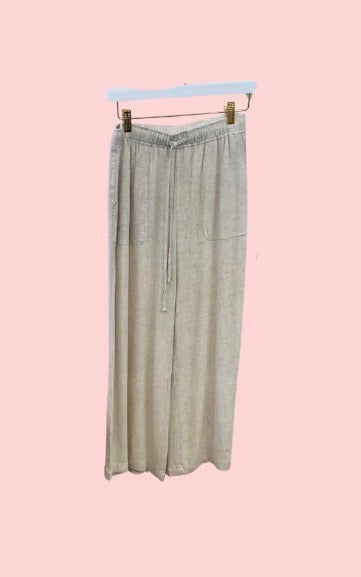 Casual Crop Linen Pants